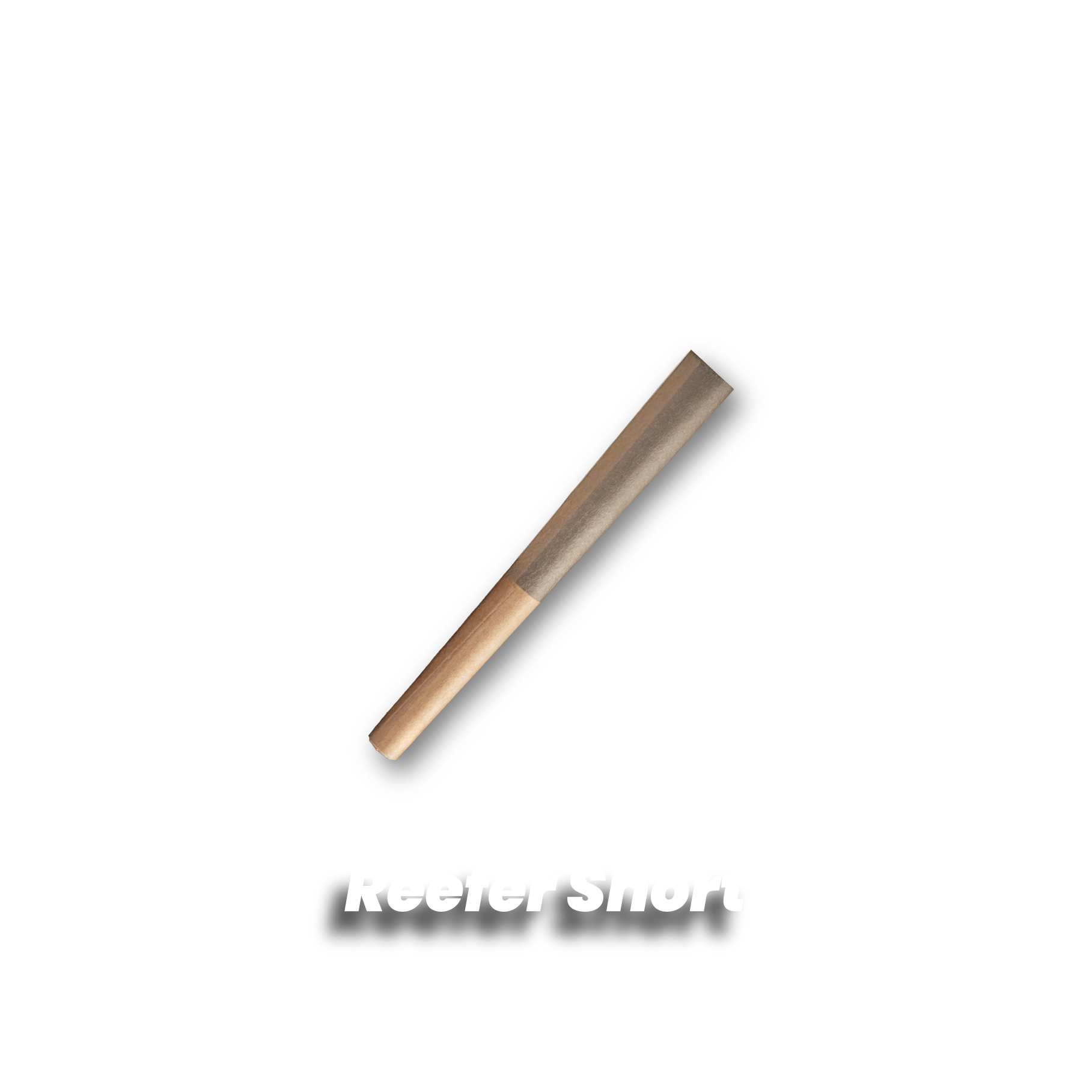 Reefer Short pre-rolled hemp cone.