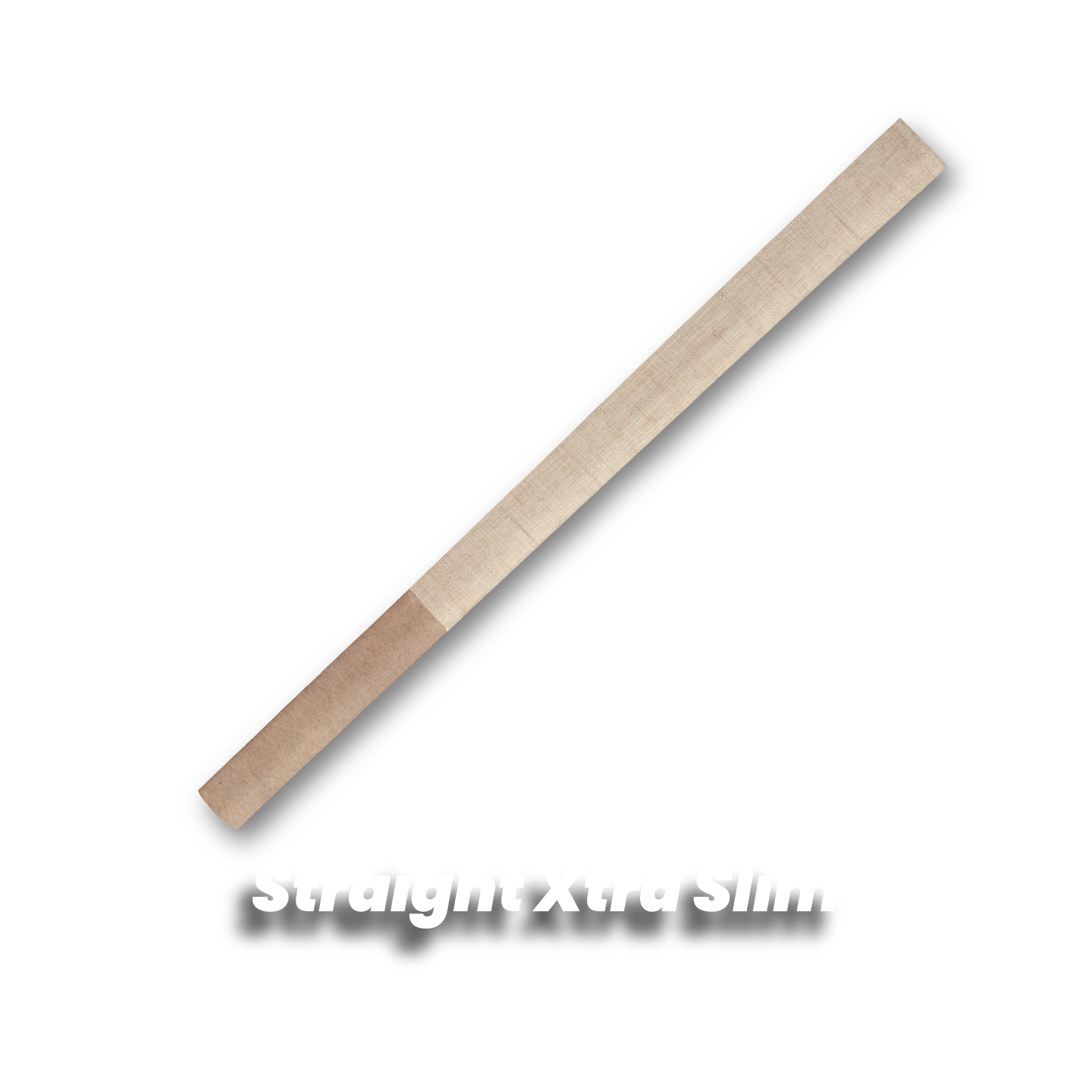 Straight Slim Extra Slim natural brown pre-rolled cone.
