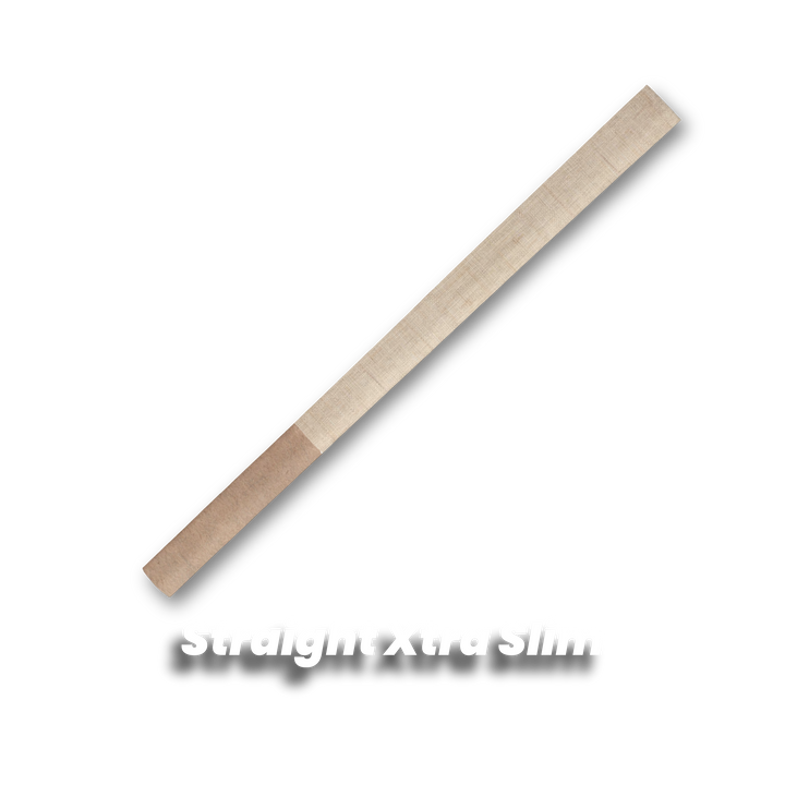 Straight Slim Extra Slim natural brown pre-rolled cone.