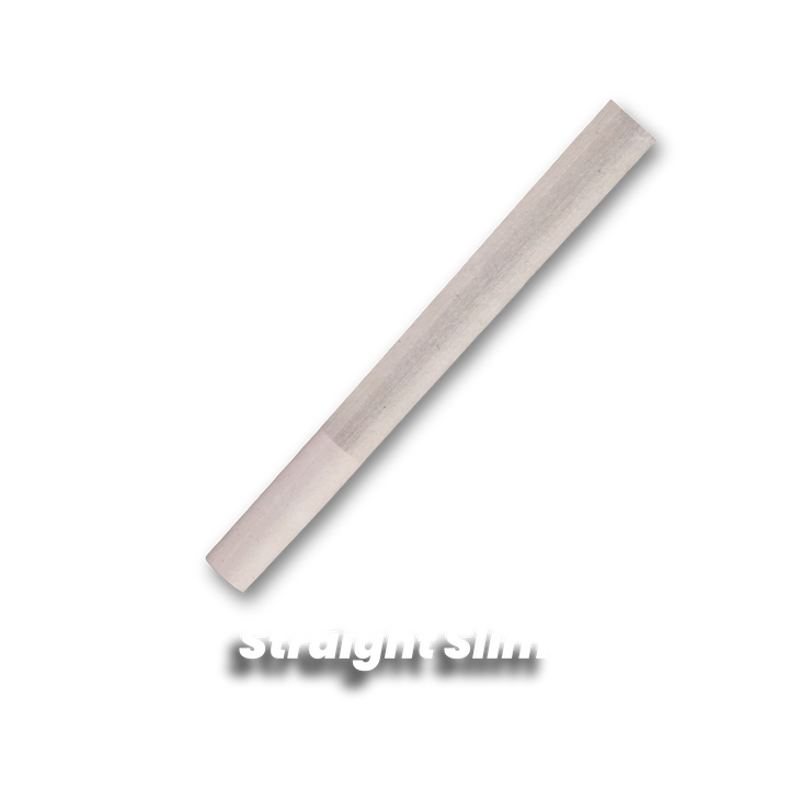 Straight Slim pre-rolled hemp cone.